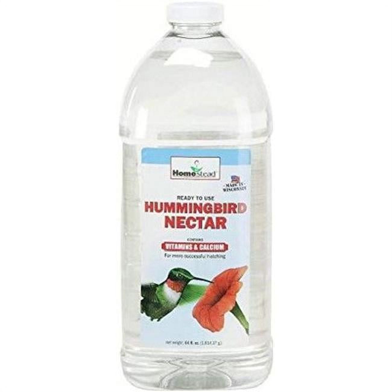 Homestead 4375 64 oz Hummingbird Clear Ready to Use Nectar