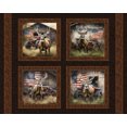 thumbnail image 1 of Homestead Bucks Pillow Panel Cotton Fabric, 1 of 1