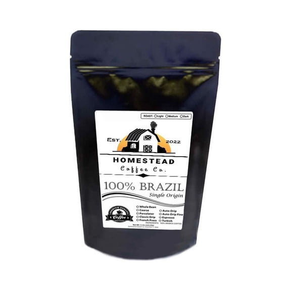 Homestead Coffee Co. - 100% Brazilian Roast - Gourmet Coffee