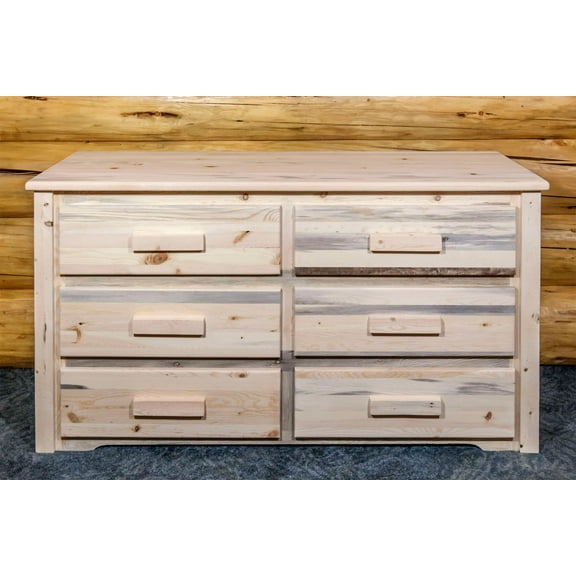 Homestead Collection 6 Drawer Dresser, Ready to Finish