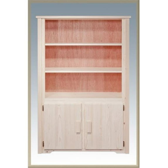 Homestead Collection Bookcase w Storage Ready To Finish