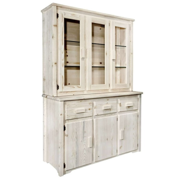 Homestead Collection China Hutch, Ready to Finish