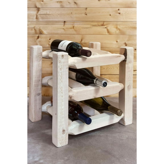 Homestead Collection Countertop Wine Rack, Ready to Finish