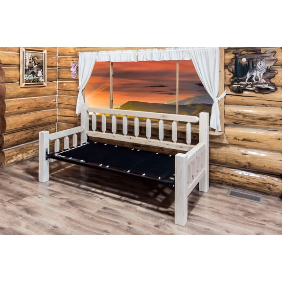 Homestead Collection Day Bed, Clear Lacquer Finish