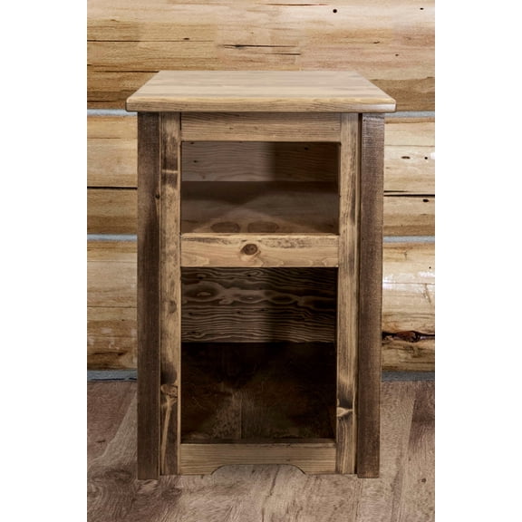 Homestead Collection End Table, Stain & Lacquer Finish