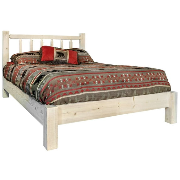 Homestead Collection Full Platform Bed, Ready to Finish