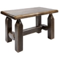 thumbnail image 1 of Homestead Collection Ottoman, Stain & Clear Lacquer Finish, 1 of 3
