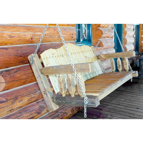 Homestead Collection Porch Swing, Exterior Stain Finish