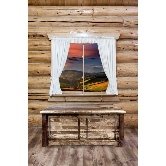 Homestead Collection Small Blanket Chest, Stain & Lacquer Finish