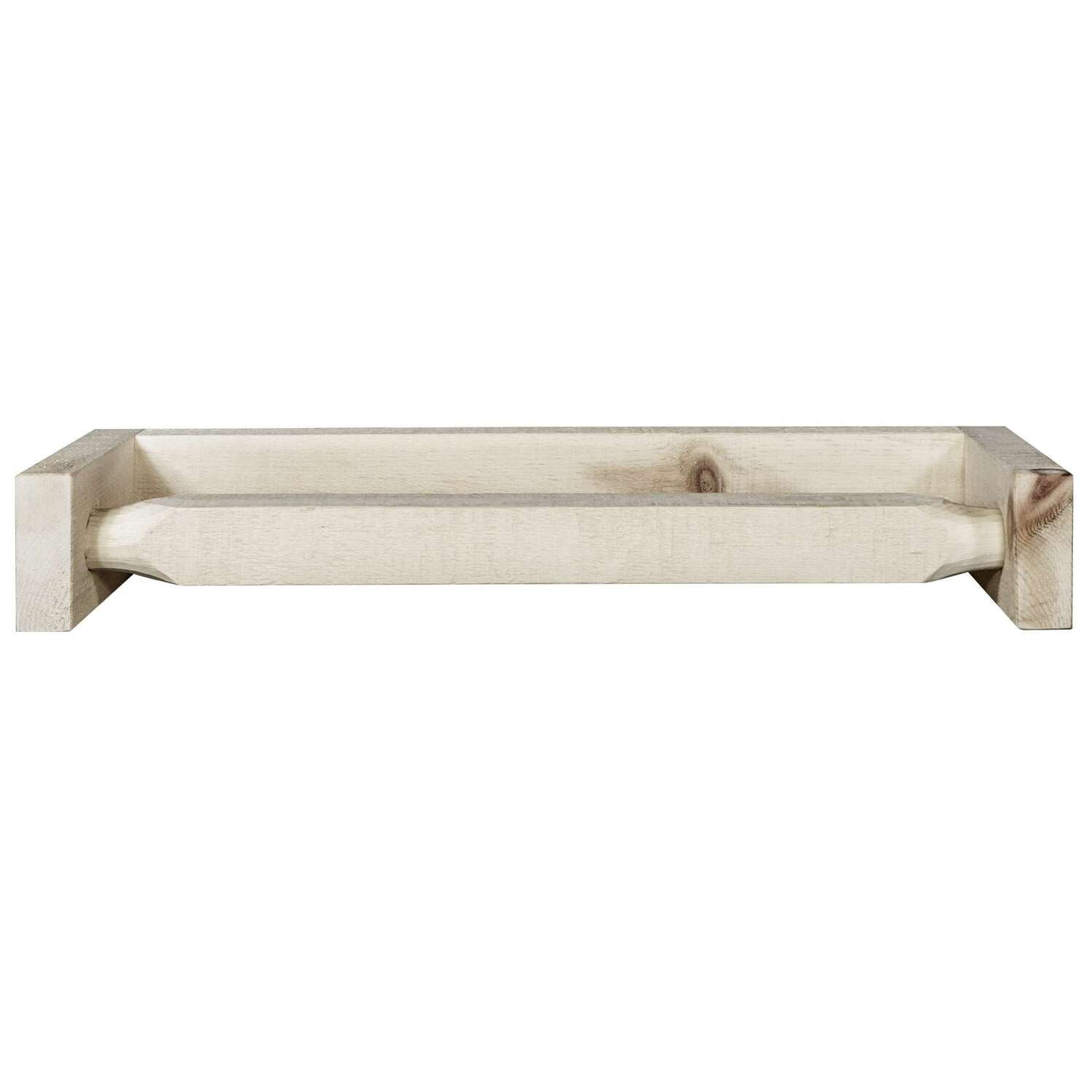Rustic Pine Wall Mounted Towel Rack