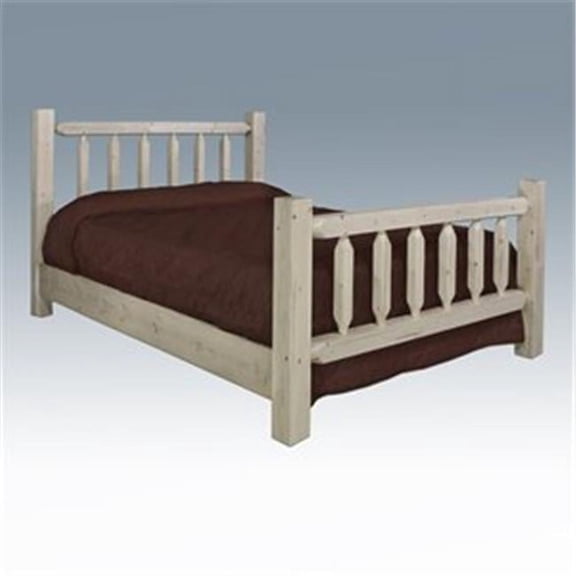 Homestead Collection Twin Bed, Clear Lacquer Finish