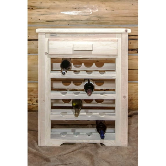 Homestead Collection Wine Cabinet, Ready to Finish