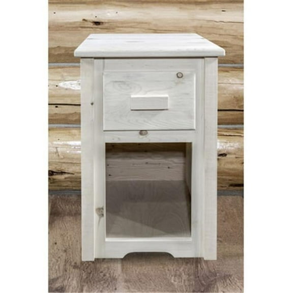Homestead End Table with Drawer, Stain & Lacquer