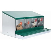 Homestead Essentials 4-Compartment Pro Deluxe Rollout Chicken Nesting Box