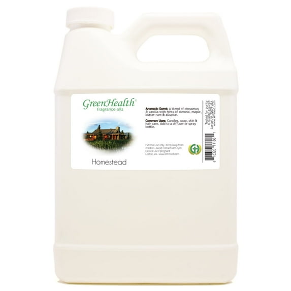 Homestead Fragrance Oil - 32 fl oz - White Plastic Jug w/ Cap - GreenHealth