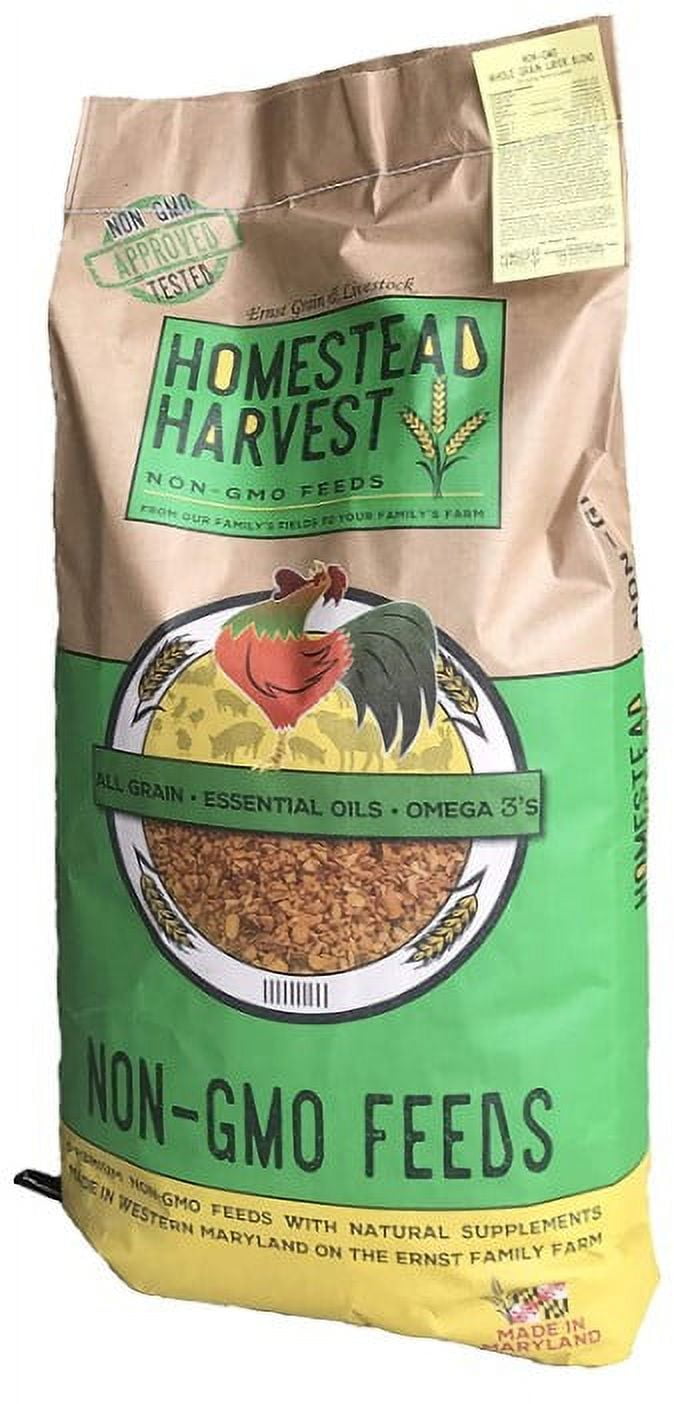 Homestead Harvest Non-GMO Potbelly & Mini Pig Feed 12% for Mature Potbelly and Mini Pigs - 40 lbs
