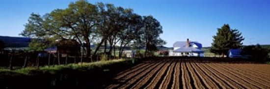 Homestead in Southern Utah USA Canvas Art - Panoramic Images (36 x 12)