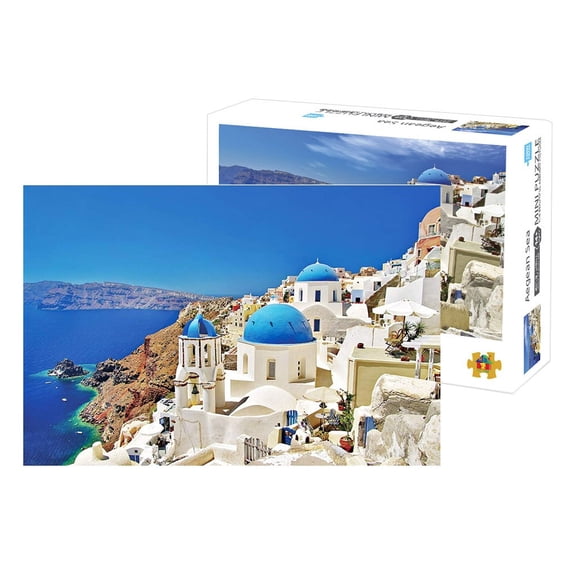 Homesteed 1000pc 0.06in Landscape Brain Teaser Puzzles Family Games Interesting Toys Cool Stuff Valentines Day Gifts For Men Adults