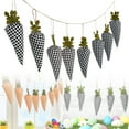 thumbnail image 1 of Homesteed 14*4 Easter Decor Carrot Garland Easter Banner for Mantle Bunny Birthday Decorations Spring Garland for Home Photography Props, 1 of 9