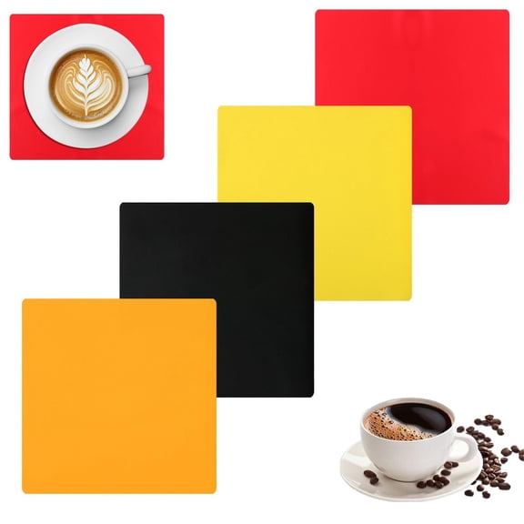 Homesteed 15*15 Heat Insulating Table Mat Non-Slip Placemat with Foldable Storage Heat Resistant Counter Protector for Kitchen Dining