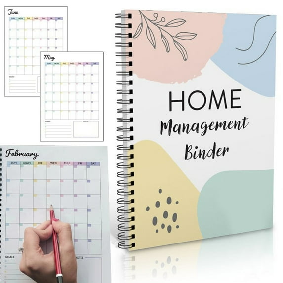 Homesteed 2026 Cleaning Planner Notebook Spiral Home Chore Organizer with Daily Task Checklists Weekly Cleaning Schedule Household Management Planner Colorful 8*5.5 in 1 pc