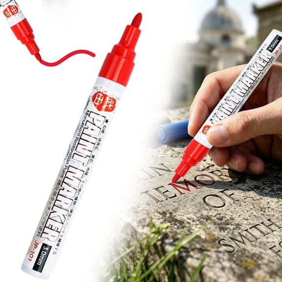 Homesteed Acrylic Paint Marker Pen for Outdoor Stone Painting Weatherproof Labeling Tool