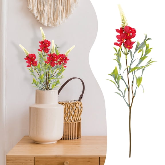 Homesteed Artificial Cherry Blossom Branches Fake Flowers Spring Decor for Home Wedding Garden Patio Table Centerpiece