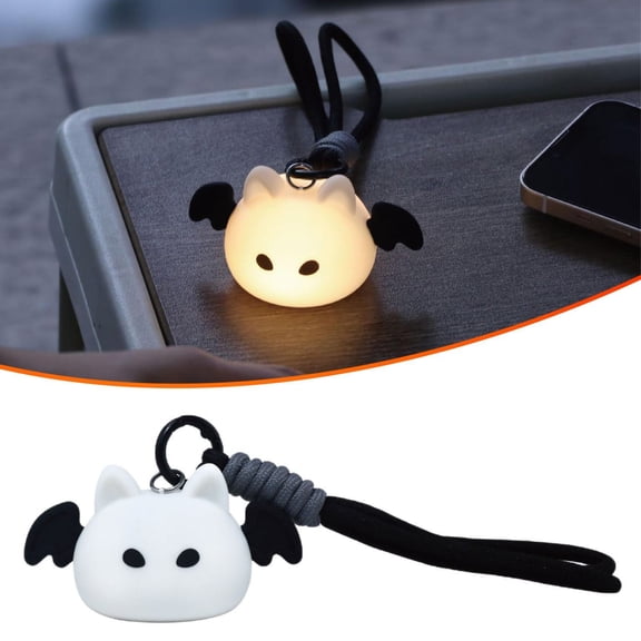 Homesteed Bat Handbag Light Cordless Rechargeable Night Light Portable Purse Illuminator Room Decor for Bedroom Nursery Baby Travel