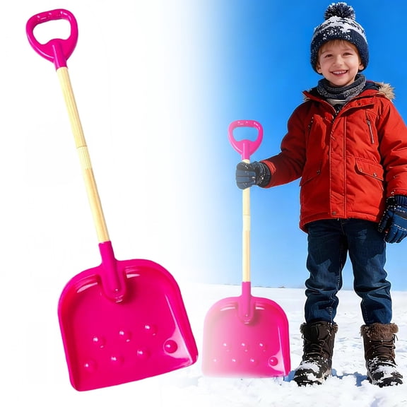 Homesteed Beach Shovel Kids Snow Shovel Multi Purpose Shovel Plastic Snow Shovel Durable D-Shaped Ergonomic Handle
