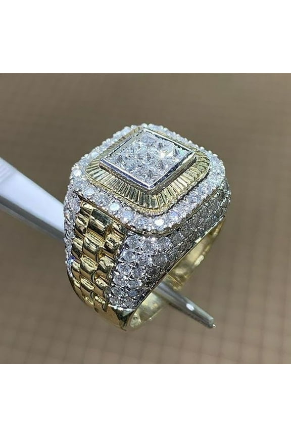 Business Fashion Ring for Men Classic Wedding Band Polished Stainless Steel Finger Ring Professional Jewelry Anniversary Gift Size