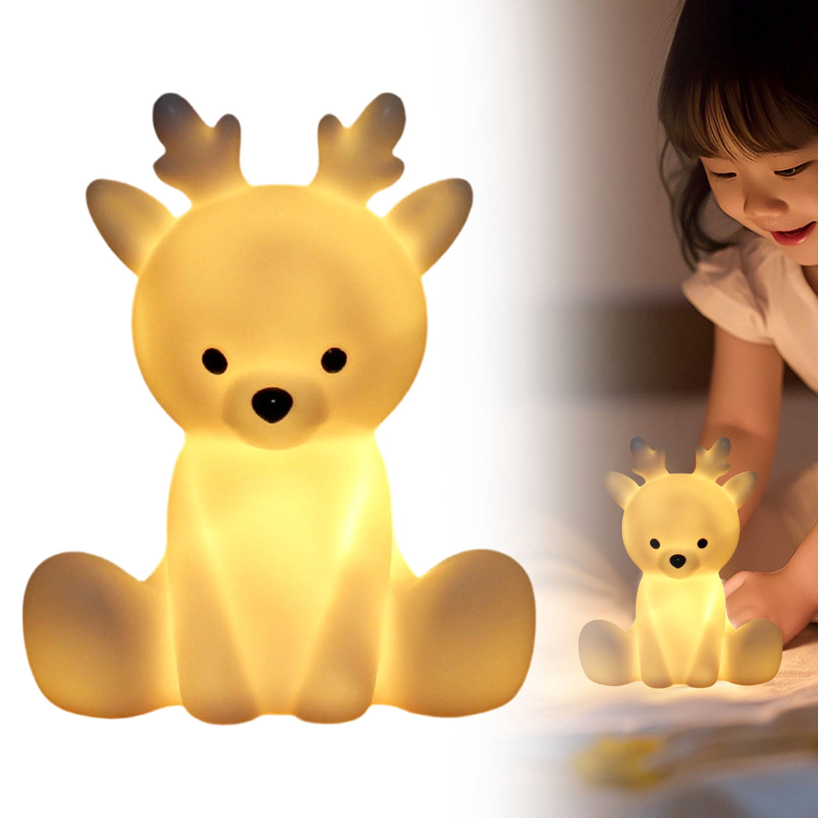 Homesteed Duck Night Light Cute Animal Table Lamp Small Night Light for ...
