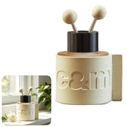 Homesteed Essential Oil Diffuser Set Long Lasting Fragrance Aroma Diffuser Glass Bottle Air Freshener Decor for Home Bedroom Office Desk, Gardenia Bloom Scent