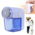 thumbnail image 1 of Homesteed Fabric Shaver Lint Remover Sweater Shaver Clothes Defuzzer Portable Round Battery Operated Electric Fuzz Pill Trimmer, 1 of 9