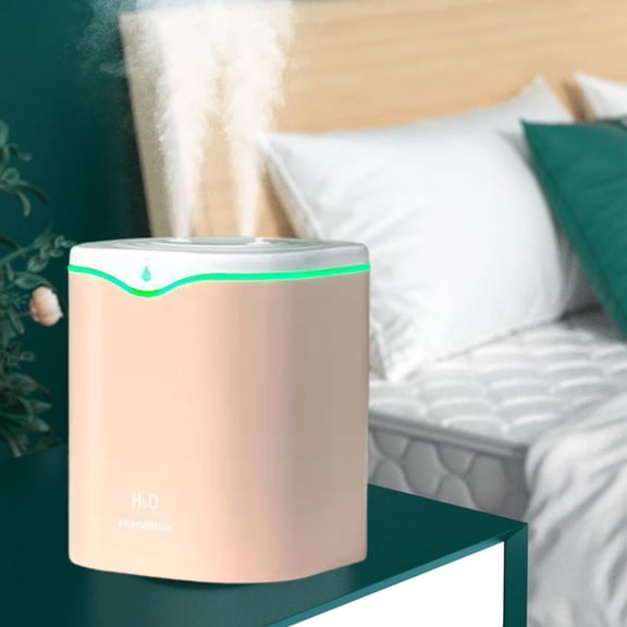 Homesteed Humidifier for Bedroom Large Room Cool & Warm Mist Humidifiers for Home Baby Top Fill Oil Diffuser Quiet Air Humidifier with Timer