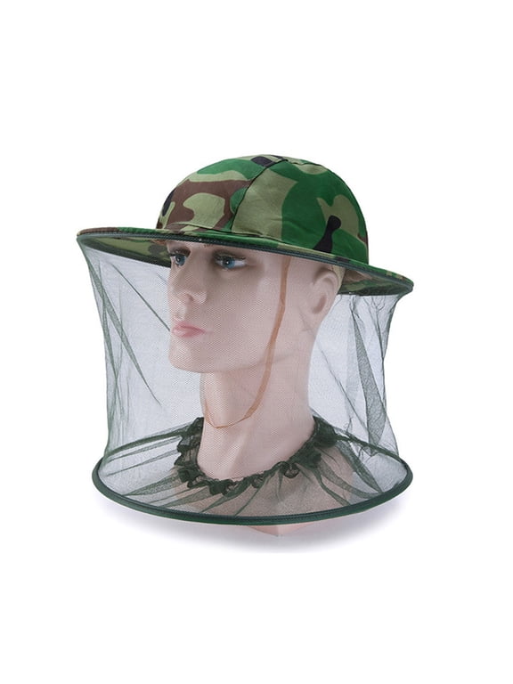 Insect Bug Head Net Hat Breathable Mesh Face Cover Guard Sun Cap for Outdoor Fishing Hiking Hunting