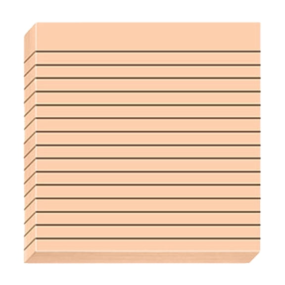 Homesteed Lined Sticky Notes Morandi Transparent Removable Memo Pads Strong Adhesive Post Notes for Office Organization and Planning B