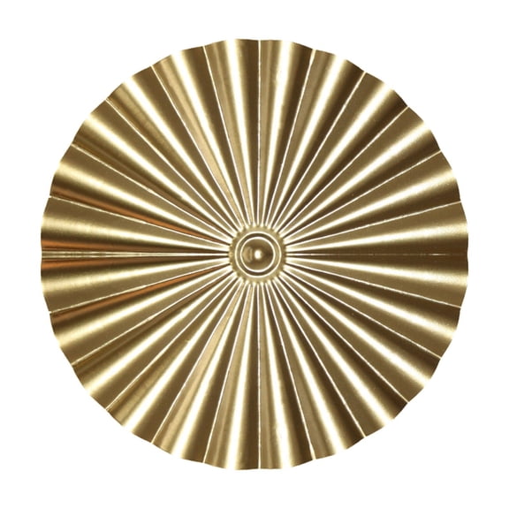 Homesteed Metal Wall Art Decor Gold Round Sun and Moon Celestial Wall Art Abstract Retro Style Disc for Living Room Entrance Dining Room