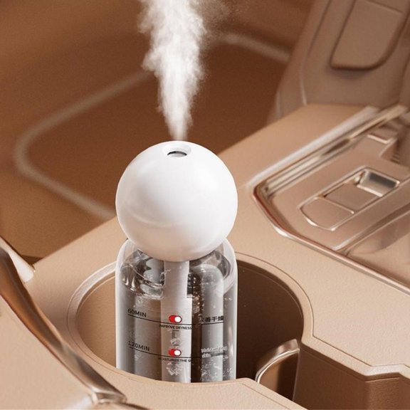 Homesteed Portable Humidifier Cool Mist Personal Desktop Humidifiers for Bedroom Home Travel Car Quiet Mini Air Humidifier Auto Shut Off