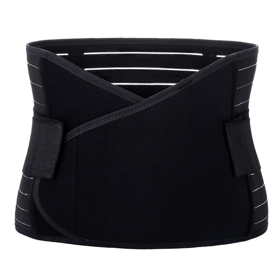 Homesteed Postpartum Belly Band Abdominal Binder Body Shaper Backless Tummy Control Girdle