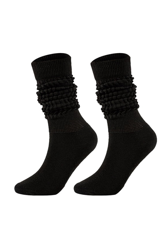 Slouch Socks Bubble Tube Socks Premium Cotton Breathable Comfortable Mid Calf Stockings Crew Socks For Men Women