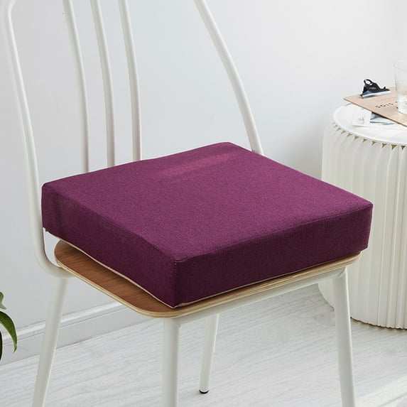 Homesteed Thickened Chair Cushion Sofa Cushion High-Density Foam Square Seat Pad for Office Home Car Tatami Floor