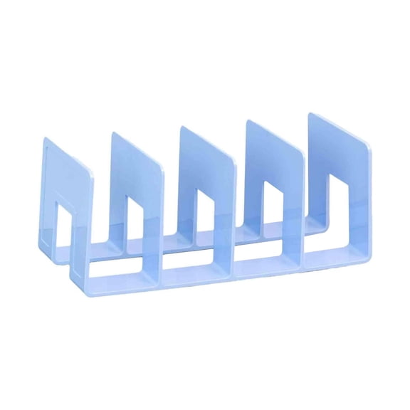 Homesteed Vertical Desk File Sorter Mail Organizer Binder Holder Book Storage Rack Document Divider Stand for Envelope Purse Clutch