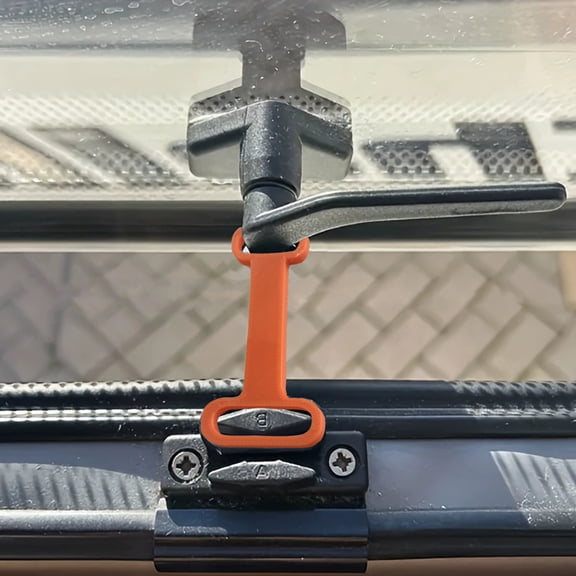 Homesteed Window Opening Control Device RV Window Stopper for Ventilation Safety Locks Sash Vent Latch and Limiters in Watermelon Red