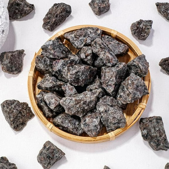 Homesteed Yooperlite Stone Natural Flame Fluorescent Rocks Crystals and Healing Stones for Tumbling Yoga Meditation and Home Decor