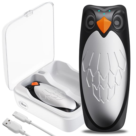 Homester Rechargeable Hand Warmers, 2 Pack Electric Hand Warmer with 10000 mAh Charging Case, Portable Heater for Camping Hunting Gear, Gifts for Women, Men, Christmas, Raynauds, Outdoor