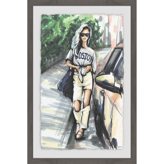 Wall Art Canvas Print 18" Framed Painting - Modern Home Decor, Large Size, Custom Wall Decor