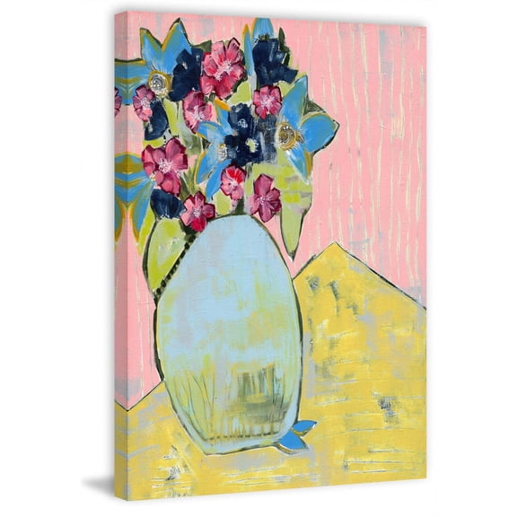 Canvas Wall Art 45" Earthy Elegance Painting Print on Wrapped Canvas Modern Home Decor