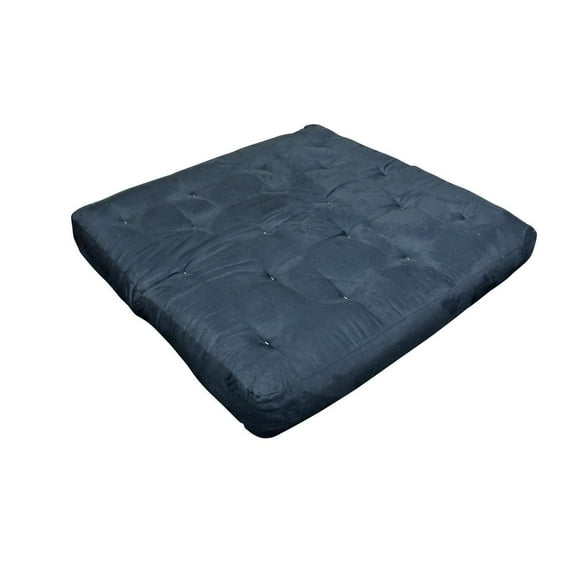 Loveseat Mattress  9 Inch Microfiber Futon Topper  54x54 Blue Comfort Pad