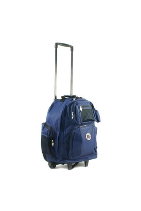 Rolling Backpack Carry On - 22 Inch Travel Backpack with Wheels - Durable Rolling Duffel Bag for Men Women