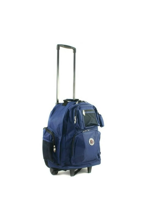 Rolling Backpack Carry On - 22 Inch Travel Backpack with Wheels - Durable Rolling Duffel Bag for Men Women